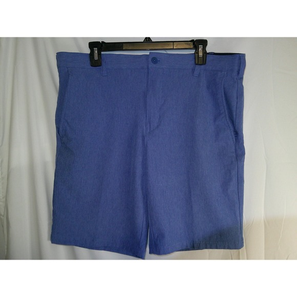 IZOD Golf Shorts Mens‎ Size 36 Blue Flat Front Casual Activewear - Picture 1 of 3